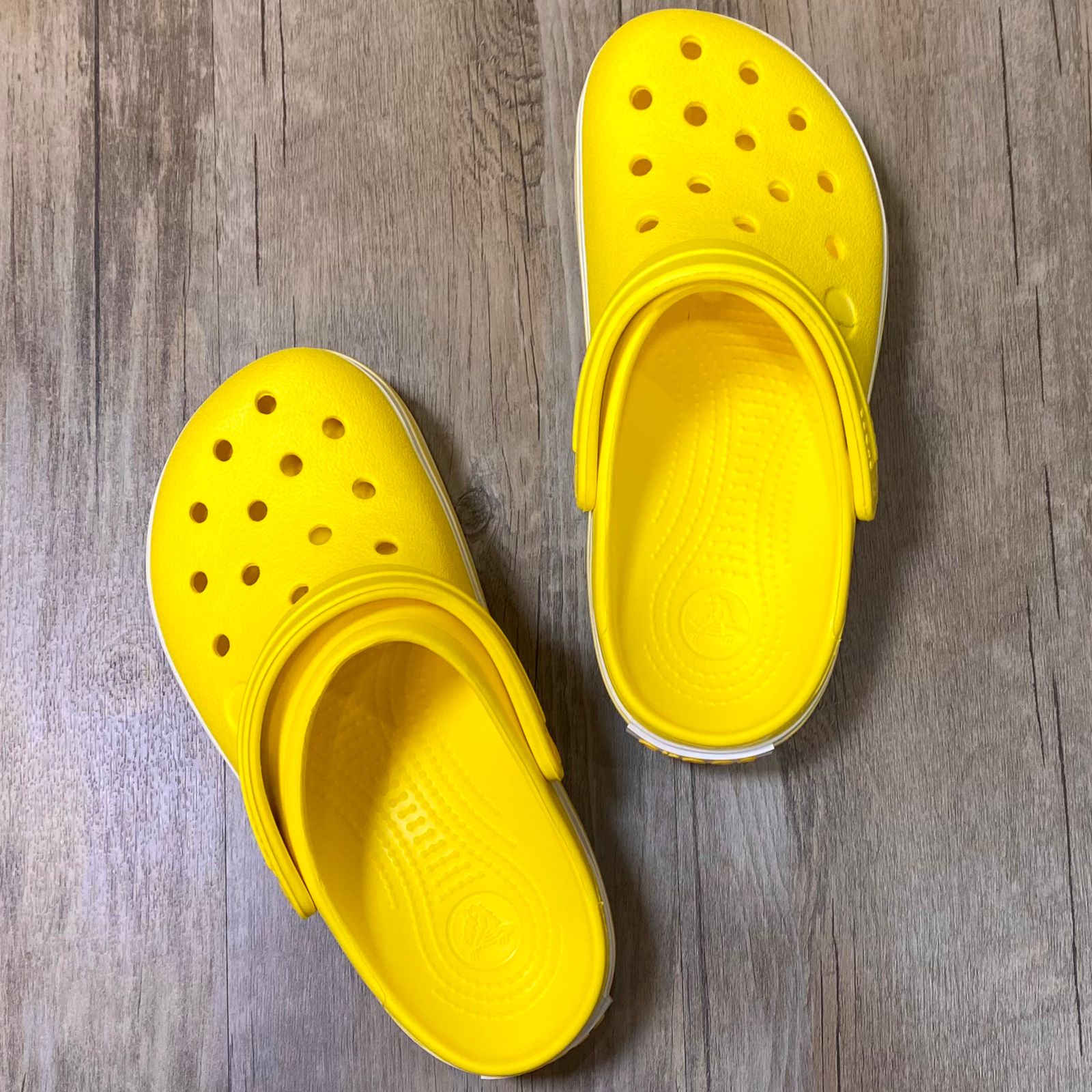 Dép Crocs Duet Sport Clog HN2 Yellow